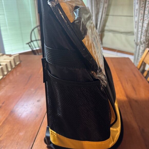 NWT Pittsburgh Steelers football tailgating rolling cooler with pull-out handle - Picture 5 of 11